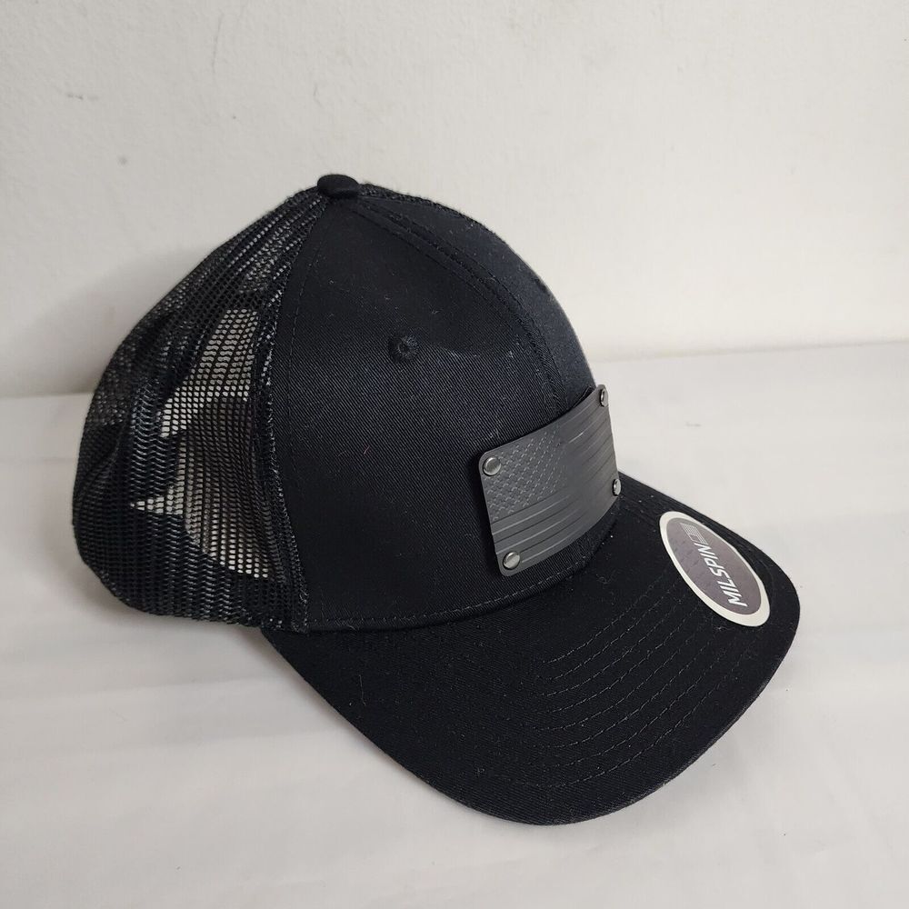 Milspin Snap Back Hook And Loop Hat American Flag… - image 2